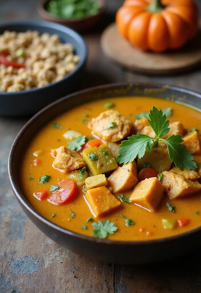 30 Chicken Broth Soup Recipes That Heal and Nourish - 26. Curried Chicken and Vegetable Soup