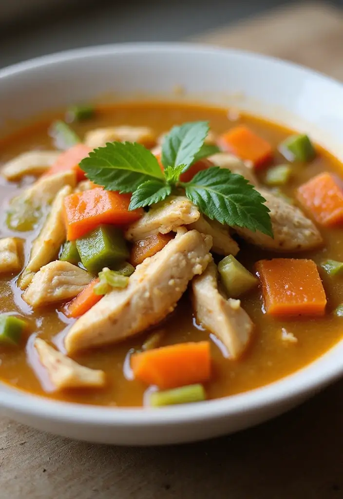 30 Chicken Broth Soup Recipes That Heal and Nourish - 9. Chicken and Vegetable Soup