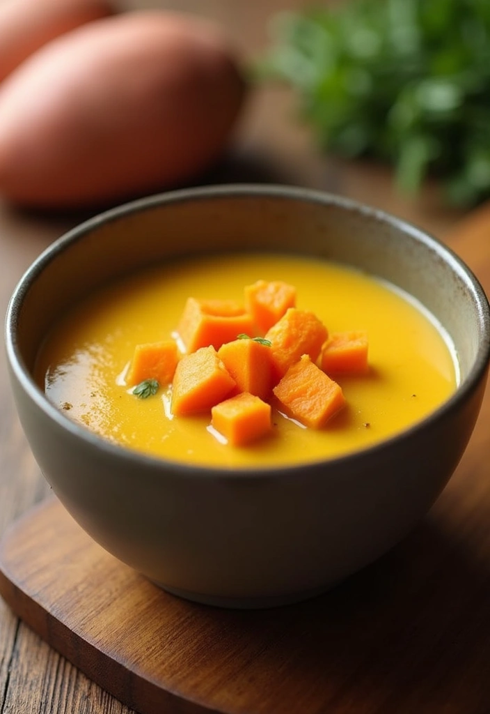 30 Chicken Corn Soup Recipes for Sweet and Savory Bowls 78 30 Chicken Corn Soup Recipes for Sweet and Savory Bowls - 12. Chicken Corn Soup with Sweet Potatoes