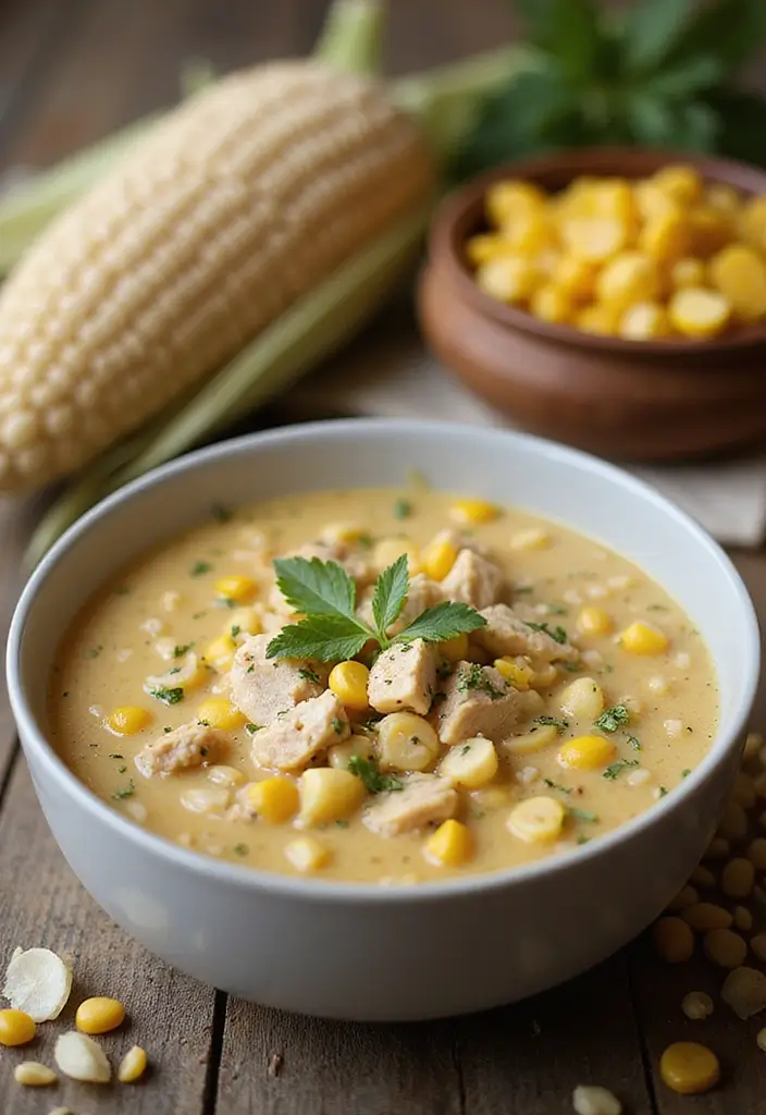 30 Chicken Corn Soup Recipes for Sweet and Savory Bowls 97 30 Chicken Corn Soup Recipes for Sweet and Savory Bowls - 15. Chicken Corn Soup with Barley
