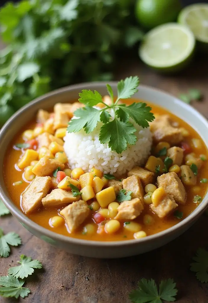 30 Chicken Corn Soup Recipes for Sweet and Savory Bowls 104 30 Chicken Corn Soup Recipes for Sweet and Savory Bowls - 16. Chicken Corn Soup with Cilantro Lime Rice