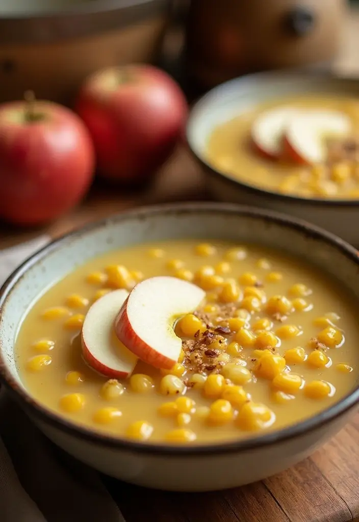 30 Chicken Corn Soup Recipes for Sweet and Savory Bowls 137 30 Chicken Corn Soup Recipes for Sweet and Savory Bowls - 21. Chicken Corn Soup with Apples