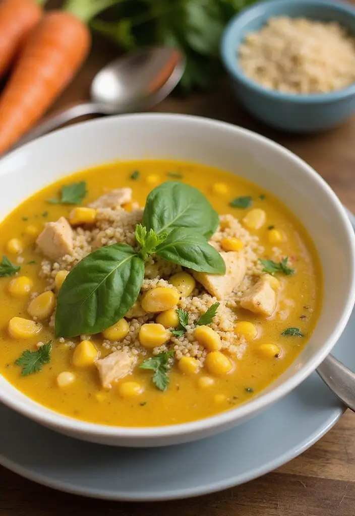30 Chicken Corn Soup Recipes for Sweet and Savory Bowls 50 30 Chicken Corn Soup Recipes for Sweet and Savory Bowls - 8. Chicken Corn Soup with Quinoa
