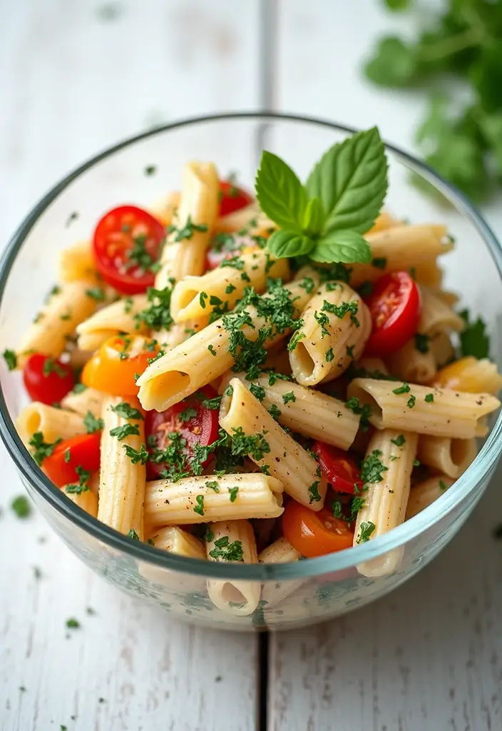 30 Chicken Pasta Salad Recipes for Easy Dinners - 1. Mediterranean Chicken Pasta Salad
