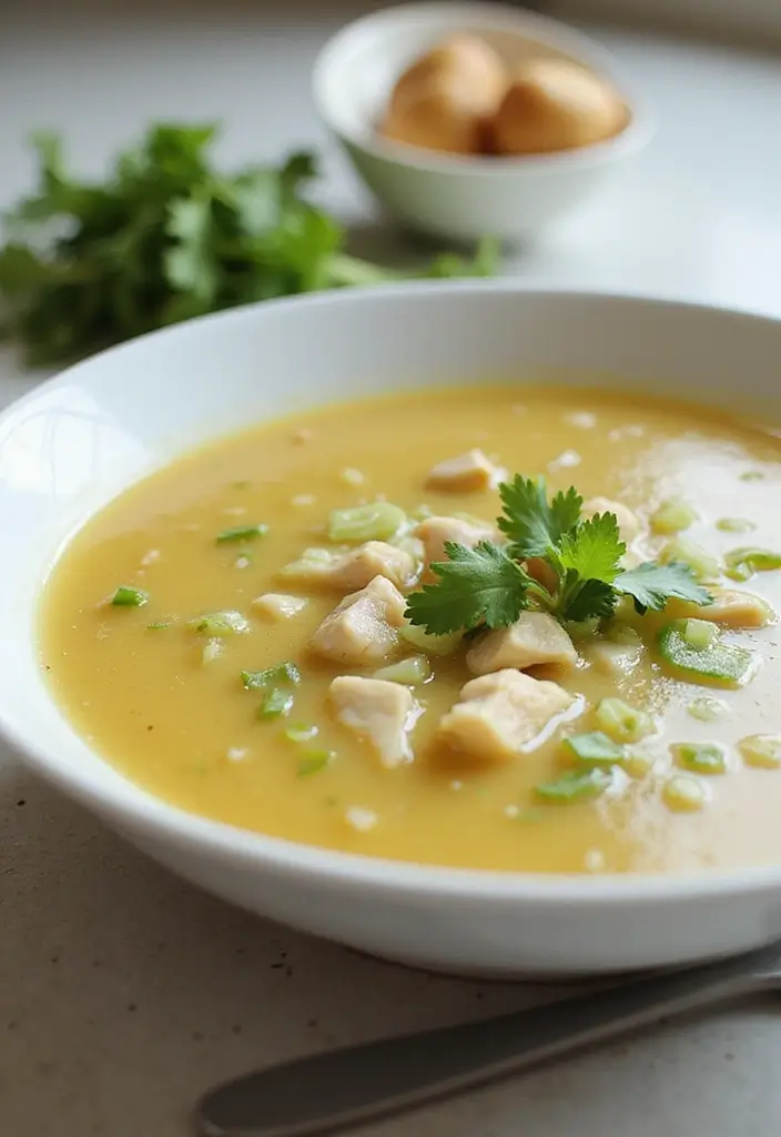 30 Chicken Vegetable Soup Recipes Full of Comfort - 26. Chicken and Celery Soup