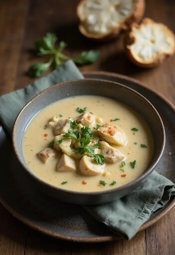 30 Chicken Vegetable Soup Recipes Full of Comfort - 29. Chicken and Artichoke Soup