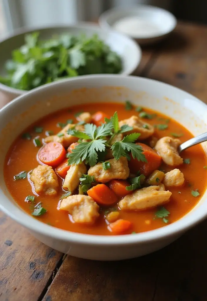 30 Chicken Vegetable Soup Recipes Full of Comfort - 30. Chicken and Bell Pepper Soup