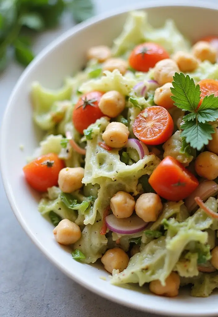 30 Chickpea Salad Recipes Packed with Protein - 15. Chickpea and Cabbage Salad