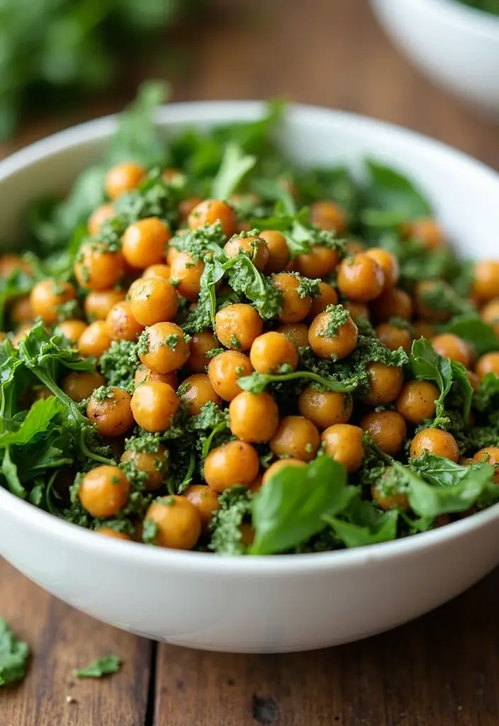 30 Chickpea Salad Recipes Packed with Protein - 3. Italian Chickpea Salad with Pesto