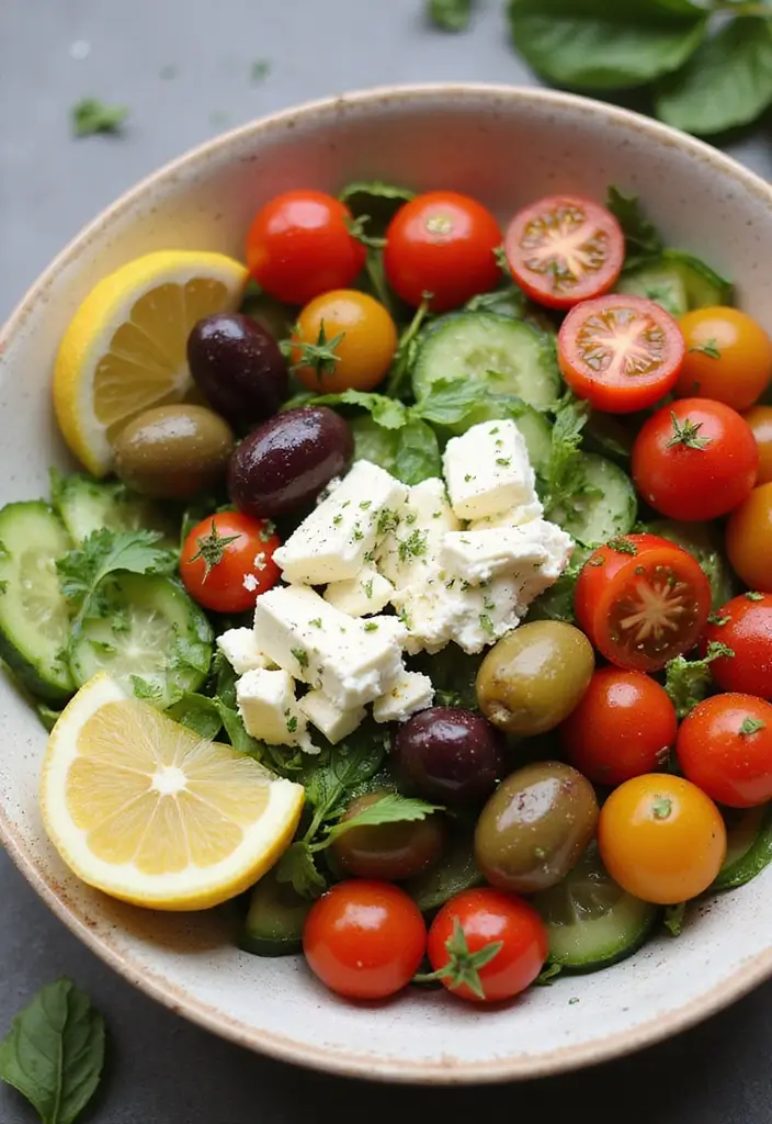 30 Chop Salad Recipes Bursting with Flavor - 1. Classic Mediterranean Chop Salad