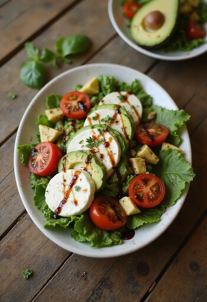 30 Chop Salad Recipes Bursting with Flavor - 13. Caprese Salad with a Twist