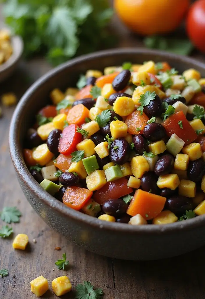 30 Chop Salad Recipes Bursting with Flavor - 19. Smoky Black Bean and Corn Salad