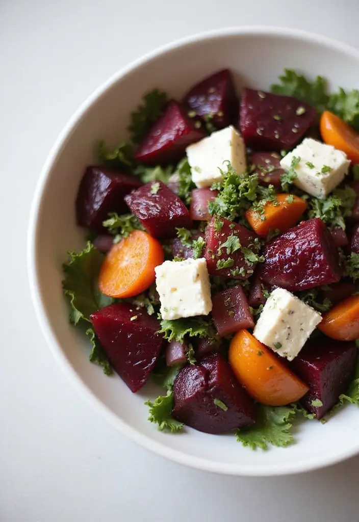 30 Chop Salad Recipes Bursting with Flavor - 24. Beet and Goat Cheese Salad