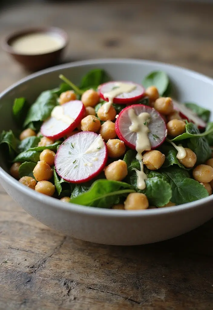 30 Chop Salad Recipes Bursting with Flavor - 3. Chickpea and Spinach Chop Salad