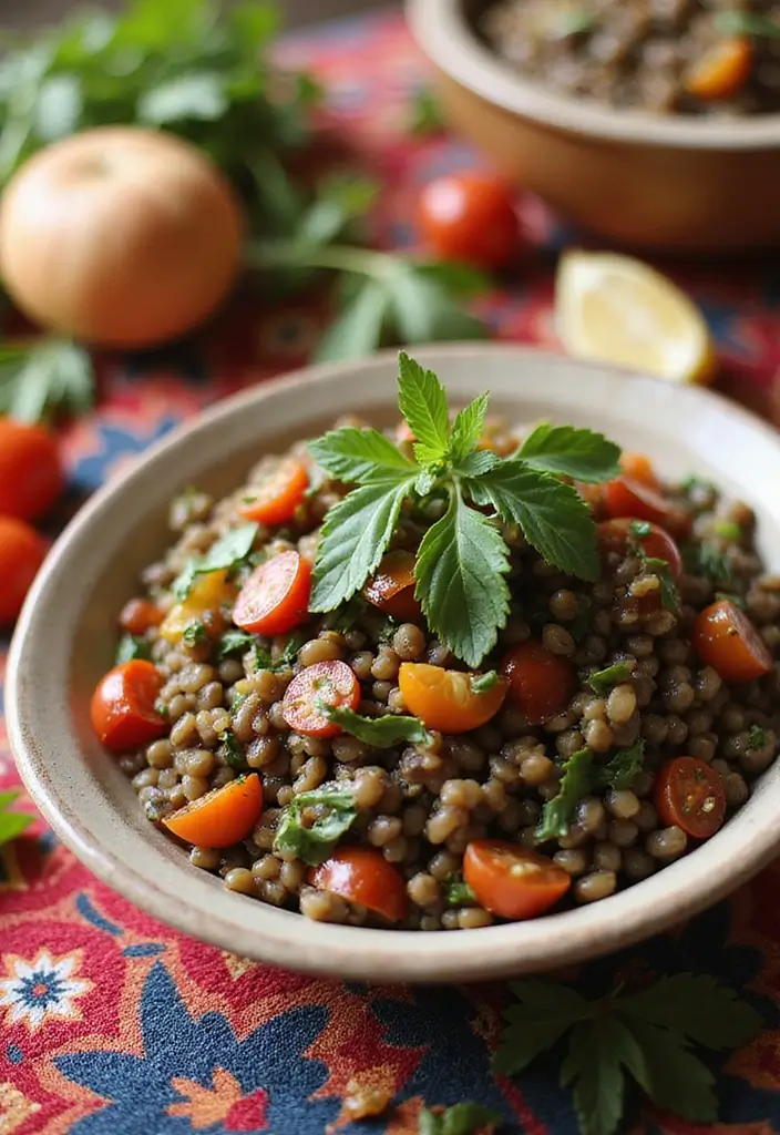 30 Chop Salad Recipes Bursting with Flavor - 9. Mediterranean Lentil Salad