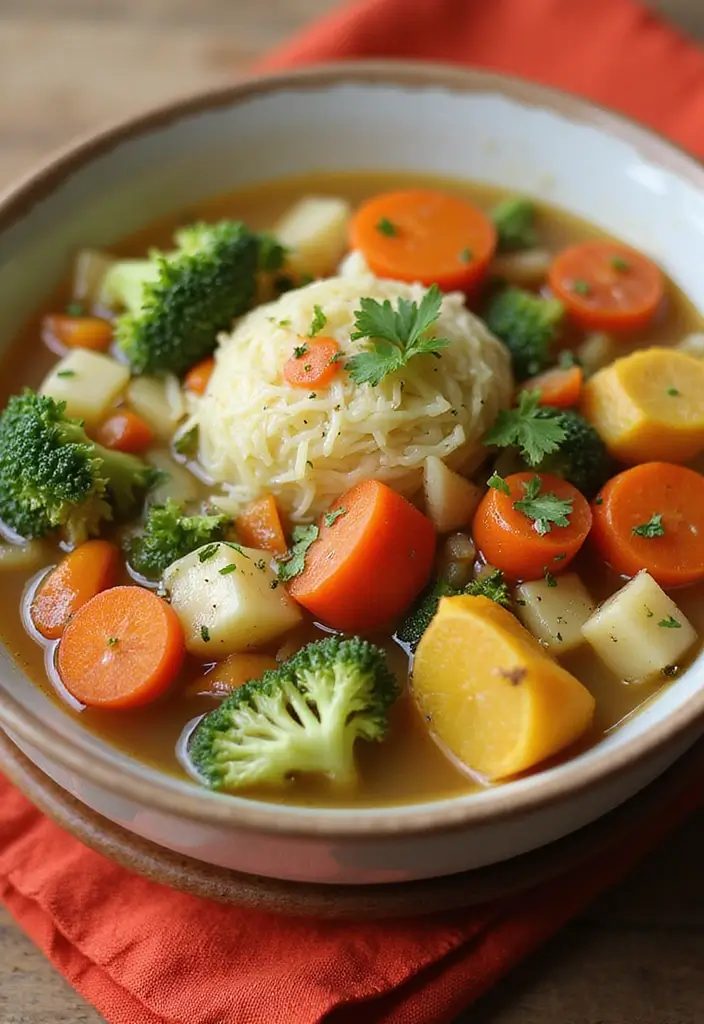 30 Cozy Cabbage Soup Recipes Packed with Flavor - 16. Vegetable and Cabbage Soup