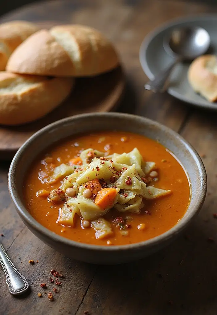 30 Cozy Cabbage Soup Recipes Packed with Flavor - 2. Spicy Cabbage and Lentil Soup