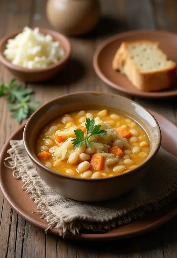 30 Cozy Cabbage Soup Recipes Packed with Flavor - 4. Cabbage Soup with White Beans