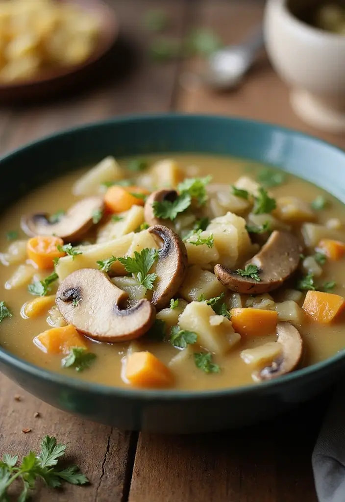 30 Cozy Cabbage Soup Recipes Packed with Flavor - 8. Cabbage and Mushroom Soup