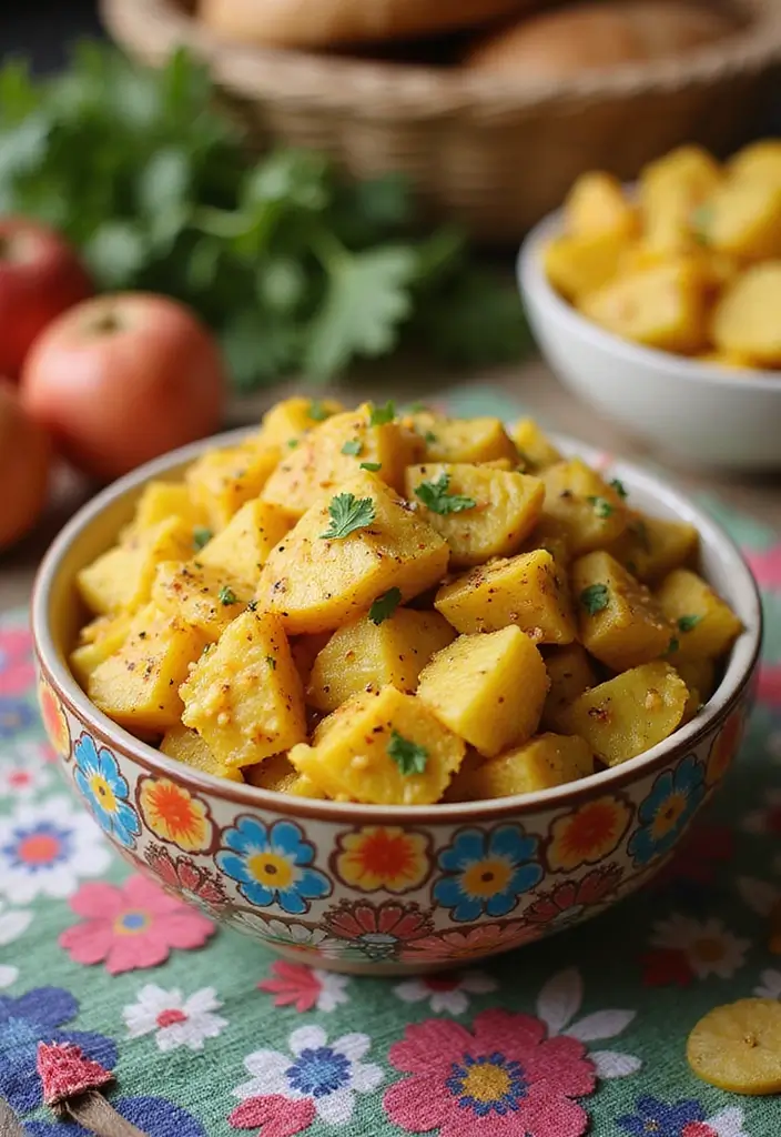 30 Creamy Potato Salad Recipes for BBQs and Picnics - 14. Curry Potato Salad