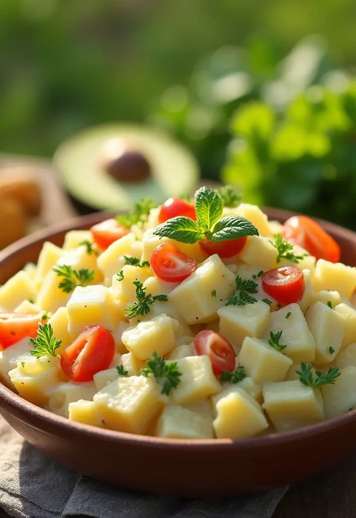 30 Creamy Potato Salad Recipes for BBQs and Picnics - 29. Vegan Creamy Potato Salad