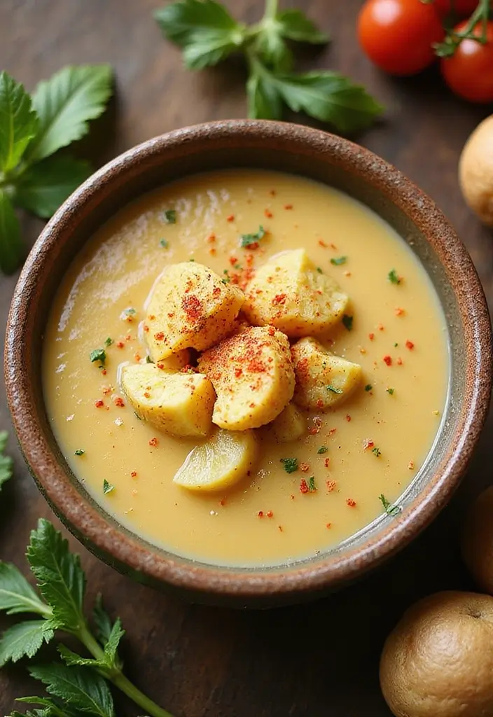 30 Creamy Potato Soup Recipes to Try This Season - 11. Creamy Potato and Cauliflower Soup