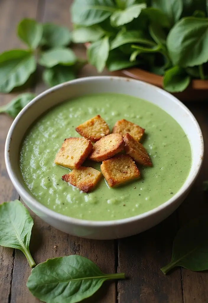 30 Creamy Potato Soup Recipes to Try This Season - 14. Creamy Spinach Potato Soup