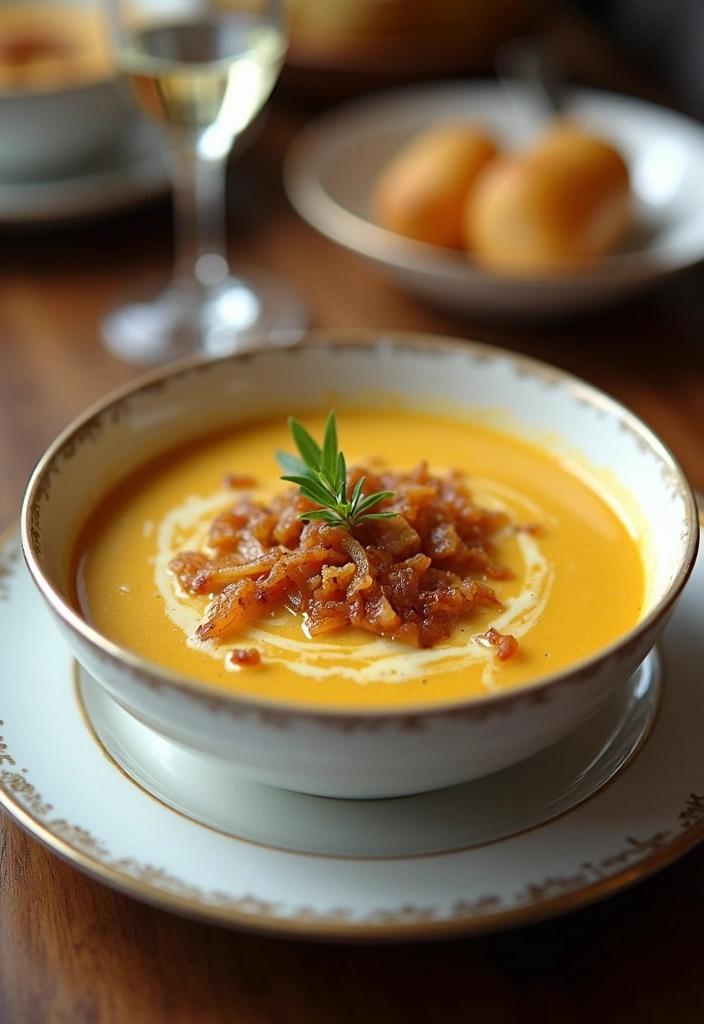 30 Creamy Potato Soup Recipes to Try This Season - 23. Creamy Potato and Caramelized Onion Soup