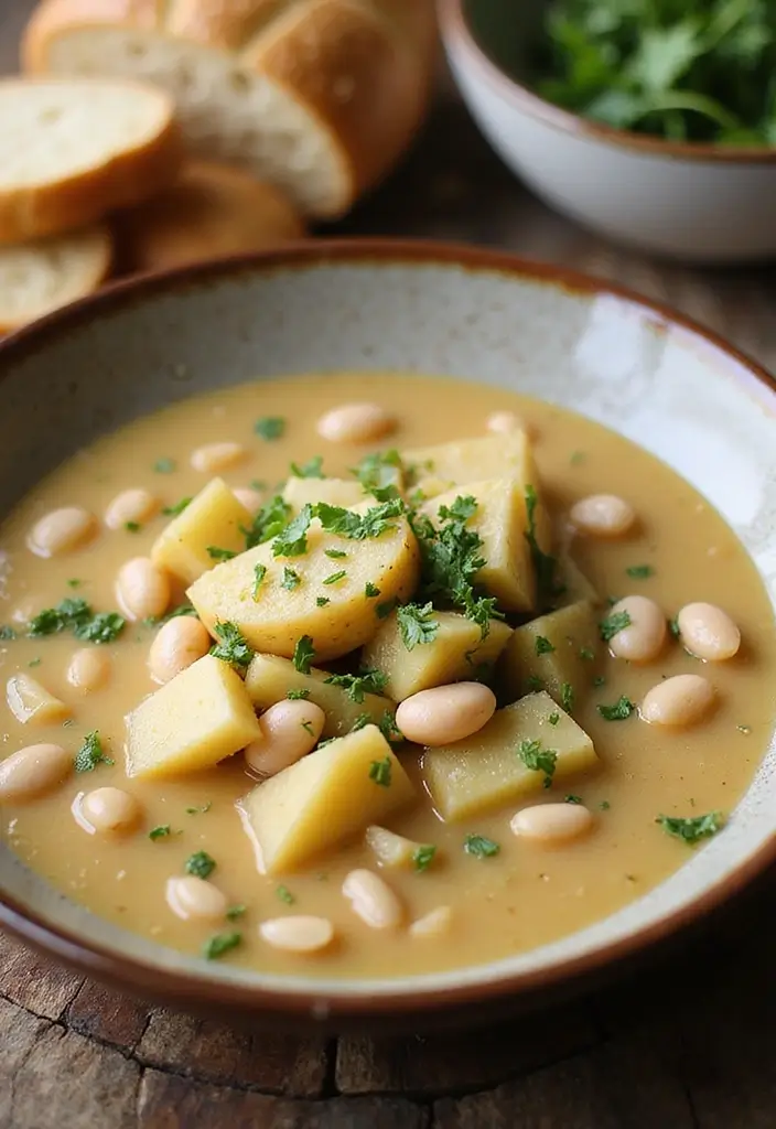 30 Creamy Potato Soup Recipes to Try This Season - 29. Creamy Potato and White Bean Soup