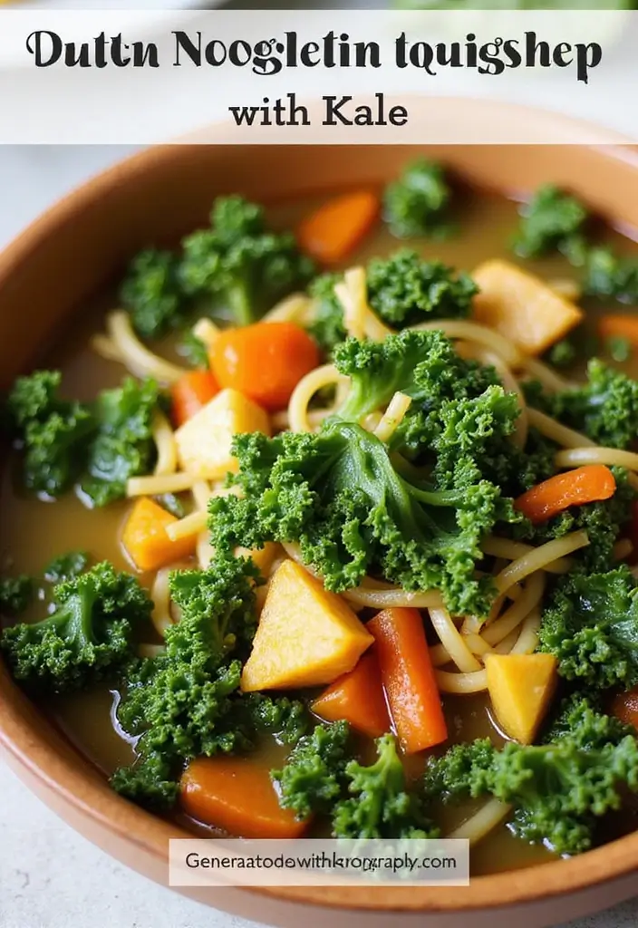 30 Delightful Noodle Soup Recipes from Around the World - 19. Dutch Noodle Soup with Kale