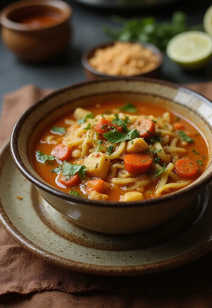 30 Delightful Noodle Soup Recipes from Around the World - 27. Algerian Chorba Noodle Soup