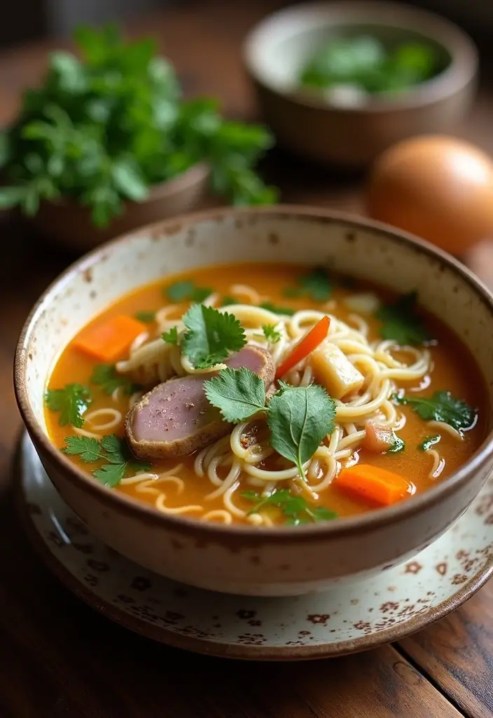 30 Delightful Noodle Soup Recipes from Around the World - 30. Maltese Rabbit Noodle Soup (Vegetarian Version)