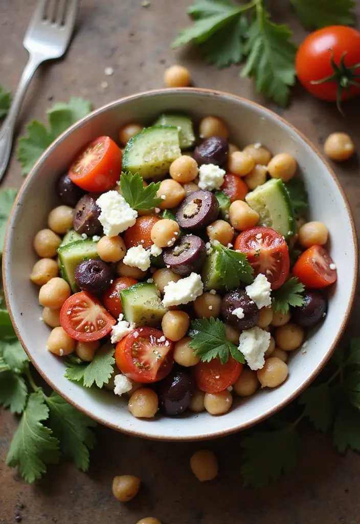 30 Healthy Bean Salad Recipes You’ll Love for Lunch - 11. Greek Bean Salad