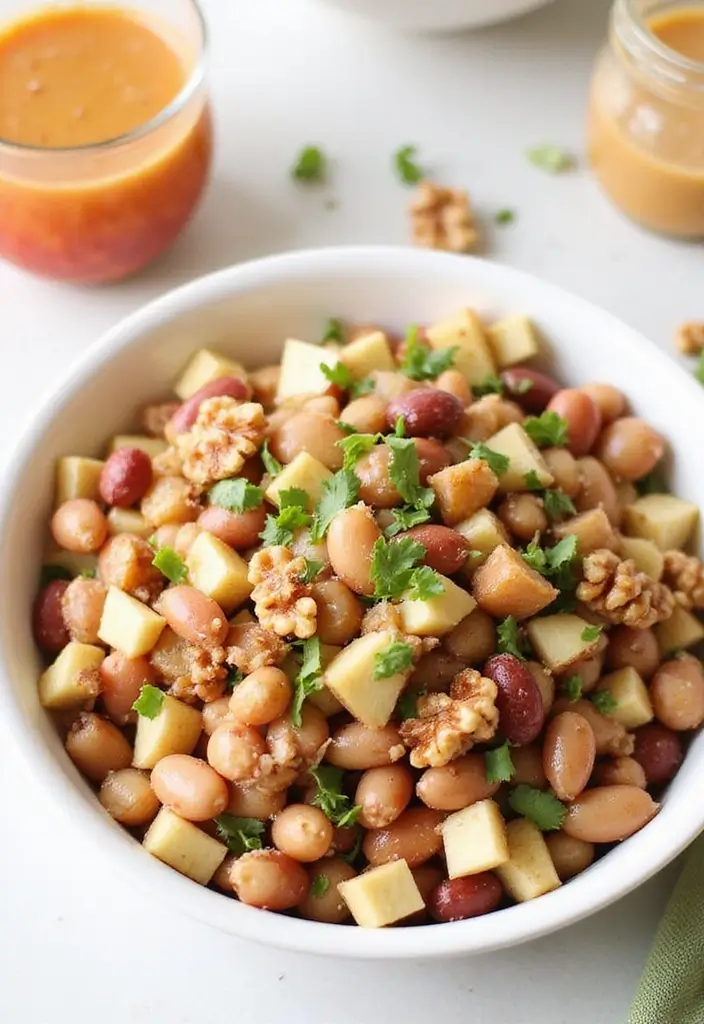 30 Healthy Bean Salad Recipes You’ll Love for Lunch - 15. Bean Salad with Apple Cider Dressing
