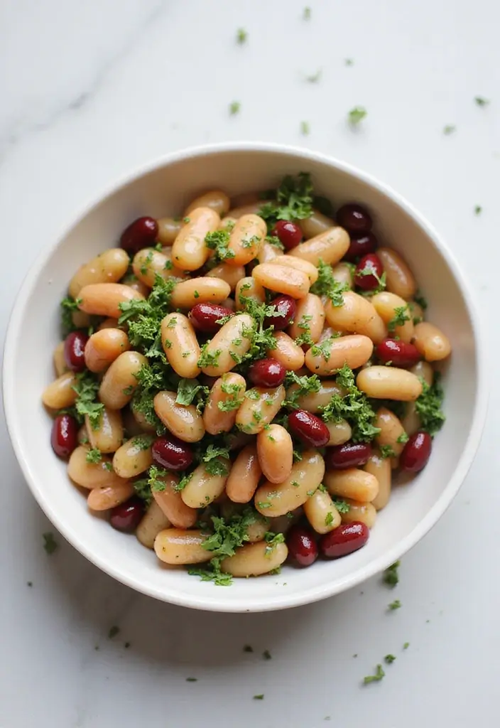 30 Healthy Bean Salad Recipes You’ll Love for Lunch - 18. Herbed Bean Salad