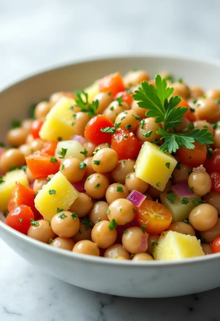 30 Healthy Bean Salad Recipes You’ll Love for Lunch - 29. Bean Salad with Pineapple