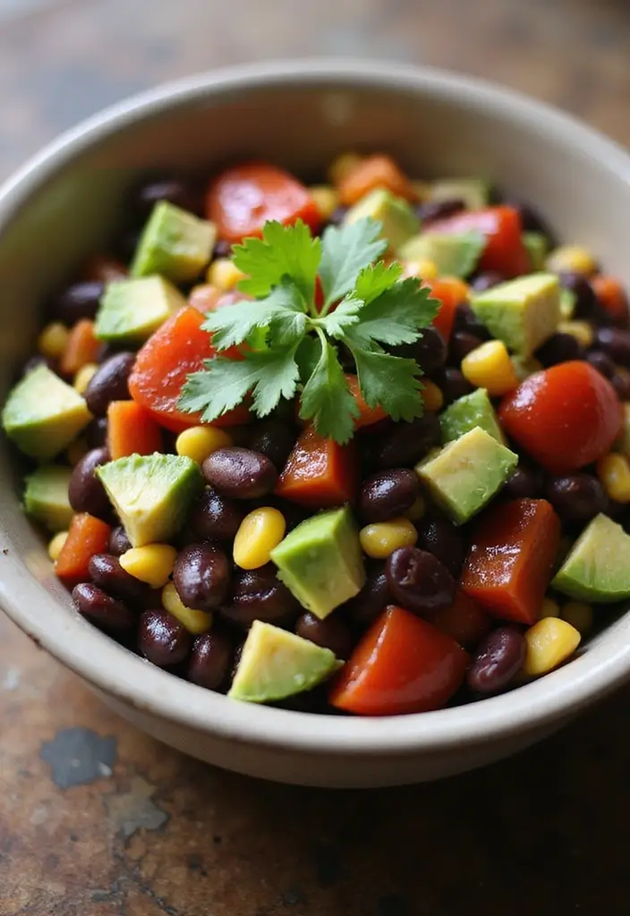 30 Healthy Bean Salad Recipes You’ll Love for Lunch - 3. Southwest Black Bean Salad
