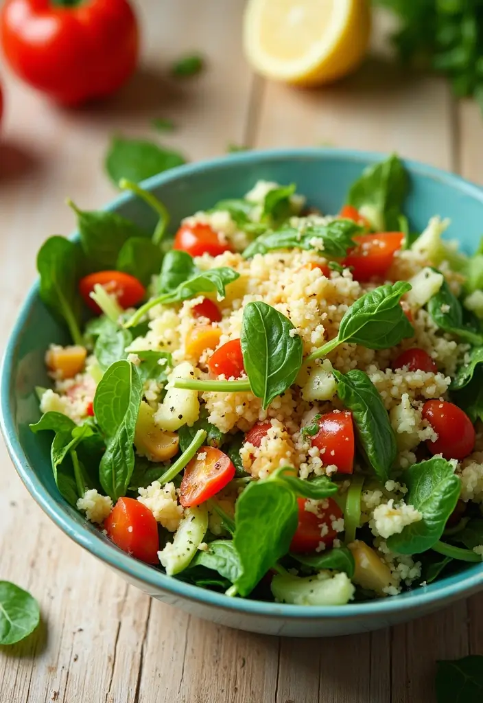 30 Healthy Cabbage Salad Recipes for Light Crisp Meals - 15. Cabbage and Spinach Salad