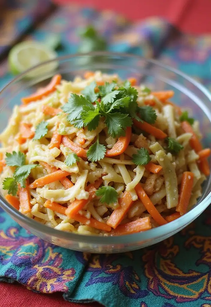 30 Healthy Cabbage Salad Recipes for Light Crisp Meals - 2. Spicy Thai Cabbage Salad