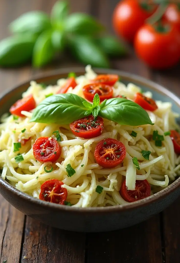 30 Healthy Cabbage Salad Recipes for Light Crisp Meals - 28. Cabbage and Sun-Dried Tomato Salad