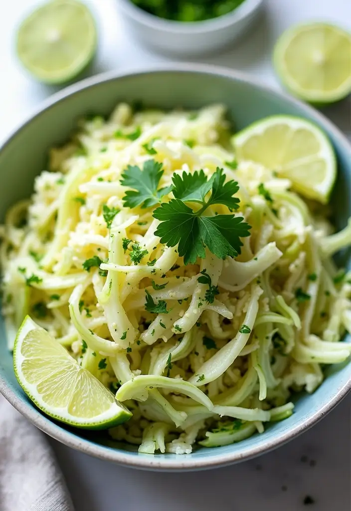 30 Healthy Cabbage Salad Recipes for Light Crisp Meals - 6. Cilantro Lime Cabbage Salad