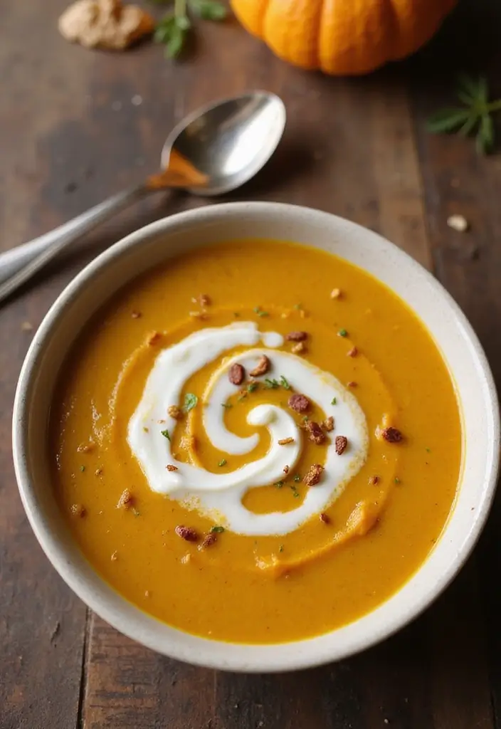 30 Healthy Chinese Soup Recipes You’ll Want to Make Again - 21. Curried Pumpkin Soup
