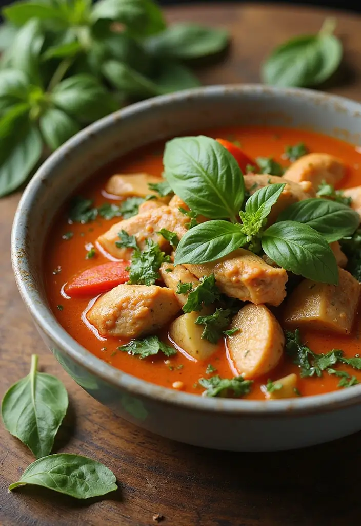 30 Healthy Chinese Soup Recipes You’ll Want to Make Again - 23. Thai Basil Chicken Soup