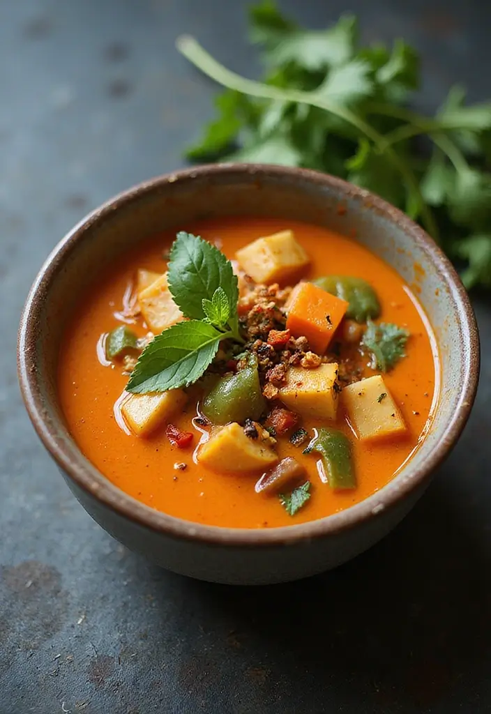 30 Healthy Chinese Soup Recipes You’ll Want to Make Again - 25. Thai Curry Soup