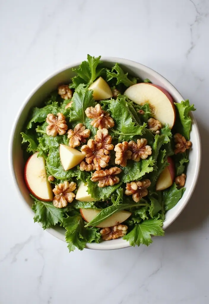 30 High-Protein Salad Recipes to Keep You Energized 88 30 High-Protein Salad Recipes to Keep You Energized - 18. Apple & Walnut Salad