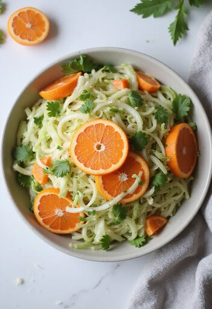 30 High-Protein Salad Recipes to Keep You Energized 102 30 High-Protein Salad Recipes to Keep You Energized - 22. Fennel & Citrus Salad