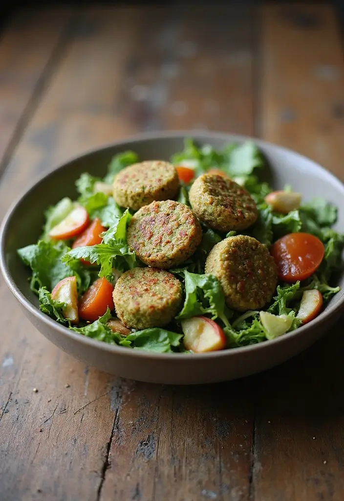 30 High-Protein Salad Recipes to Keep You Energized 130 30 High-Protein Salad Recipes to Keep You Energized - 28. Falafel Salad