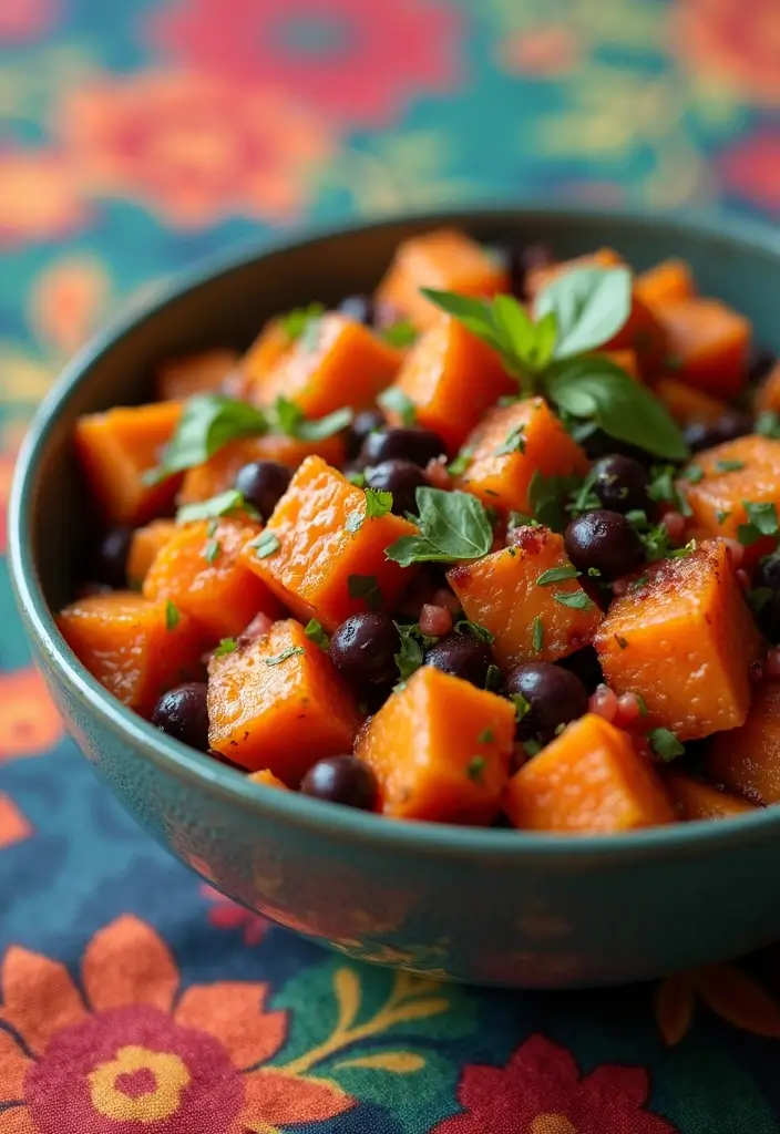 30 High-Protein Salad Recipes to Keep You Energized 39 30 High-Protein Salad Recipes to Keep You Energized - 7. Sweet Potato & Black Bean Salad
