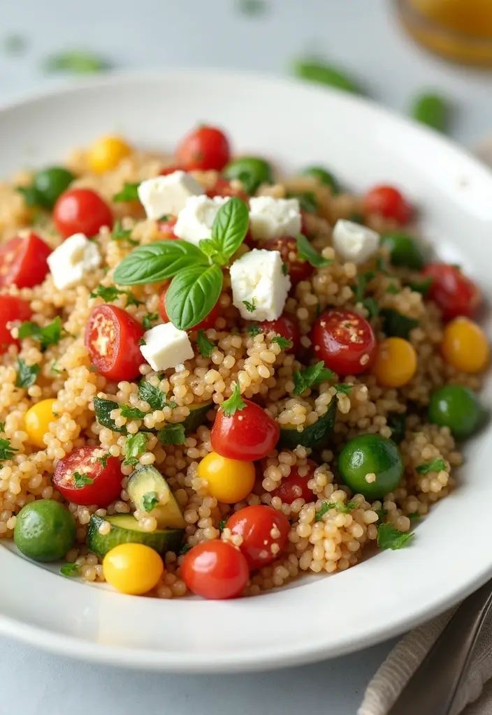 30 High-Protein Salad Recipes to Keep You Energized 44 30 High-Protein Salad Recipes to Keep You Energized - 8. Mediterranean Couscous Salad