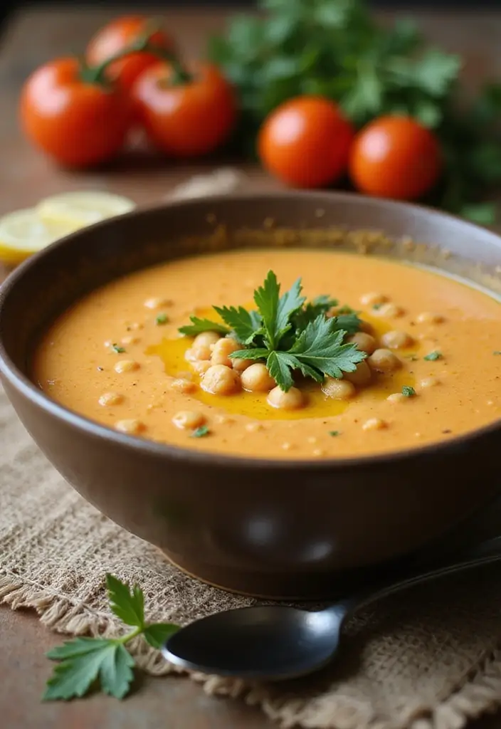 30 High-Protein Soup Recipes to Keep You Full and Energized - 2. Creamy Chickpea Soup